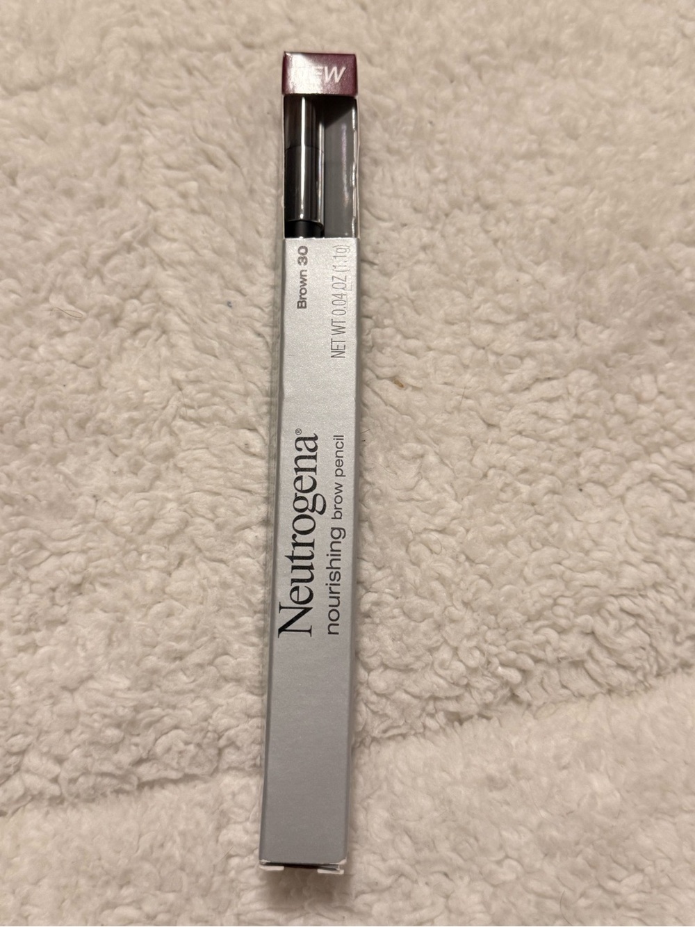 Neutrogena Nourishing Brow Pencil - Brown Shade with Silver Packaging